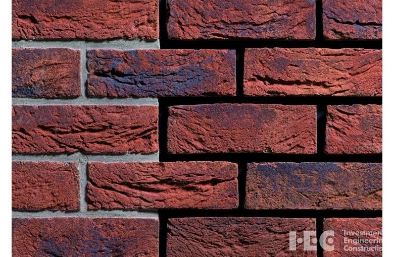 Кирпич ручной формовки Engels Limburgs oranje bont
