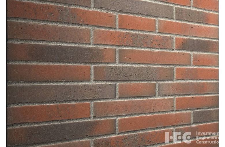 Ригельная клинкерная плитка Feldhaus Klinker R743 XLDF vascu carmesi flores