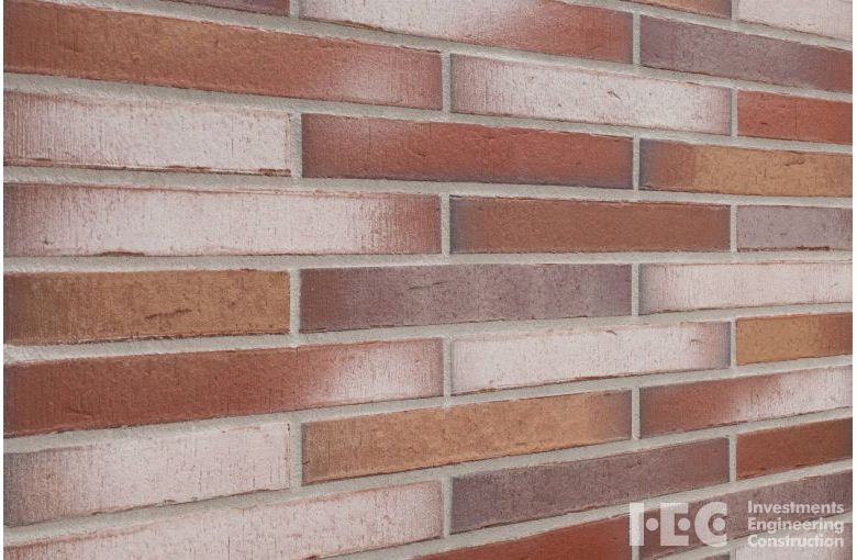 Ригельная клинкерная плитка Feldhaus Klinker R921 XLDF vario ardor trecolora