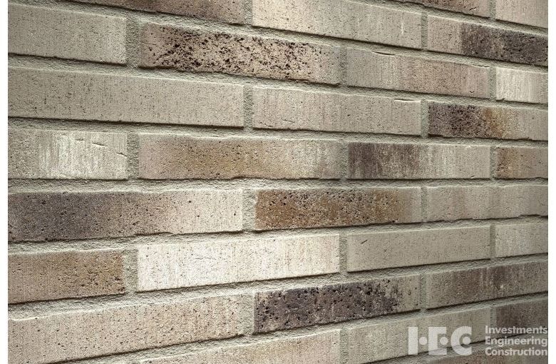 Ригельная клинкерная плитка Feldhaus Klinker R773 LDF vascu argo antrablanca