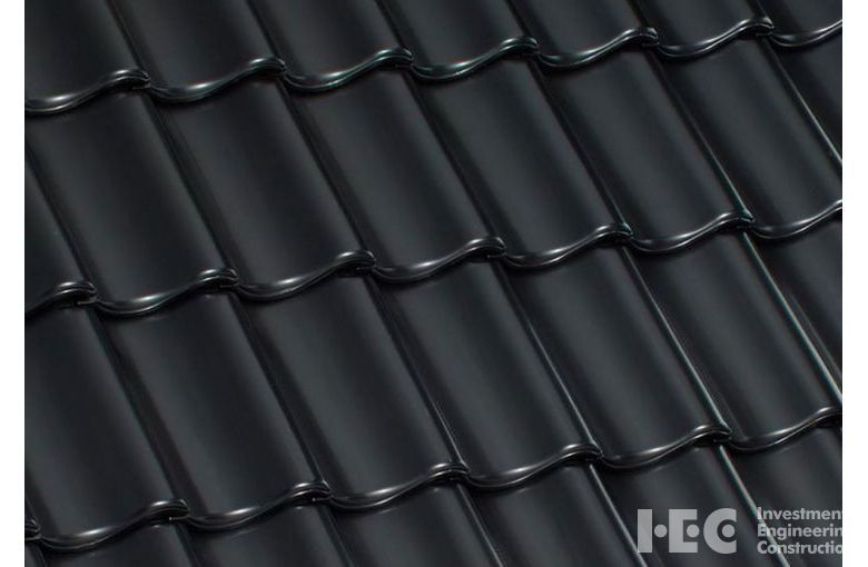 Керамическая черепица Laumans Ideal Variabel №40 schwarz-satiniert