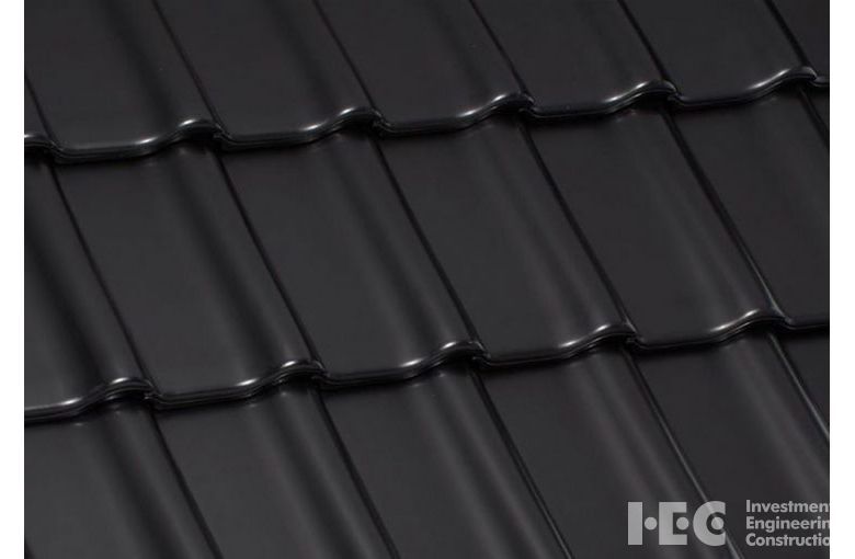 Керамическая черепица Laumans XL Top №40 schwarz-satiniert