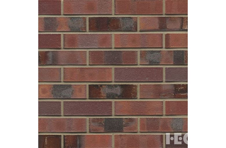Клинкерный кирпич Muhr L04KS Rotbraun-bunt Kohle Spezial