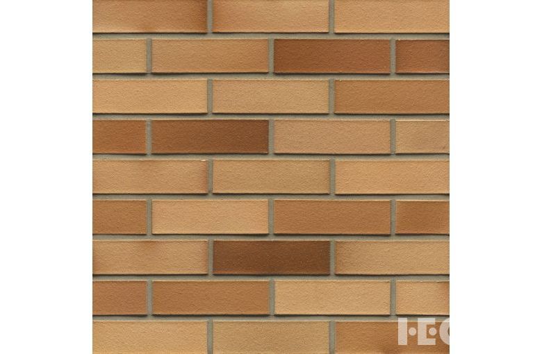 Клинкерный кирпич Muhr L06EG Hellbraun-bunt Edelglanz