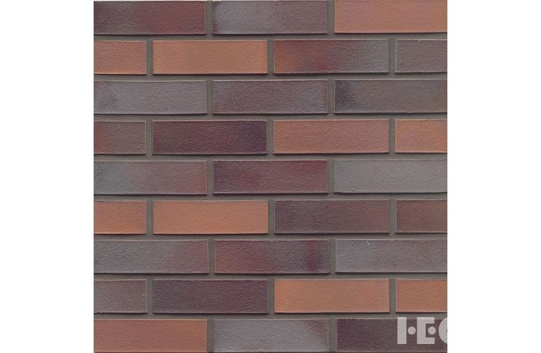 Клинкерный кирпич Muhr L12 Blaurot-bunt 