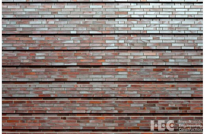 Клинкерный кирпич Muhr L10 Violettblau geflammt
