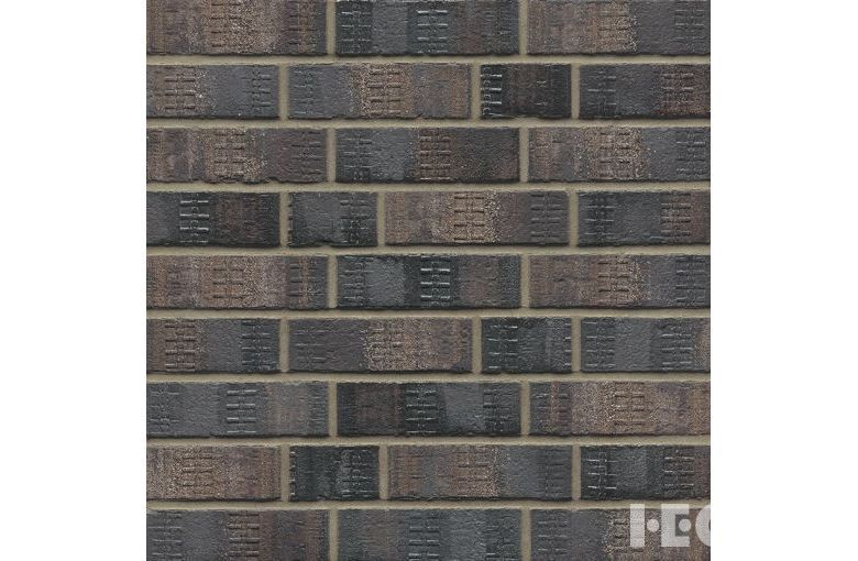 Клинкерный кирпич Muhr L15F Schwarz-bunt edelglanz besandet Fusssortierung
