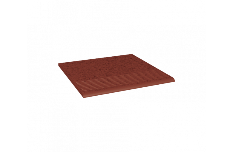 Клинкерная ступень с насечками Paradyz Natural Rosa Duro
