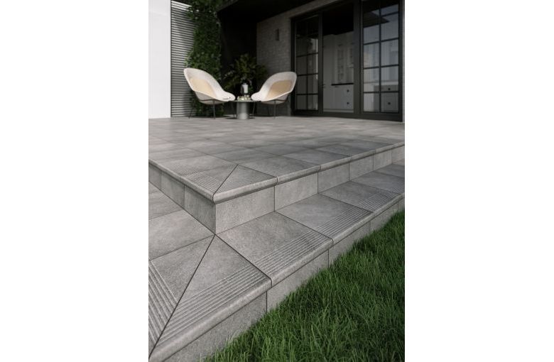 Напольная клинкерная плитка Paradyz Mattone Sabbia Grafit