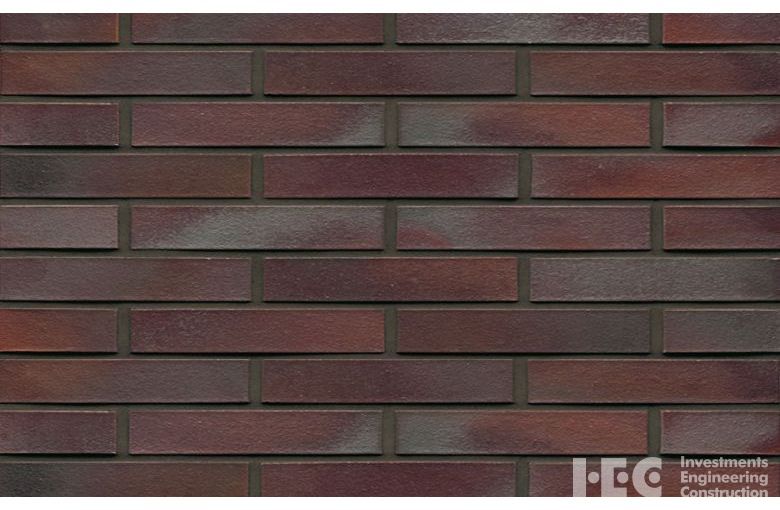 Клинкерный кирпич Muhr L10 Violettblau geflammt Mod.F40