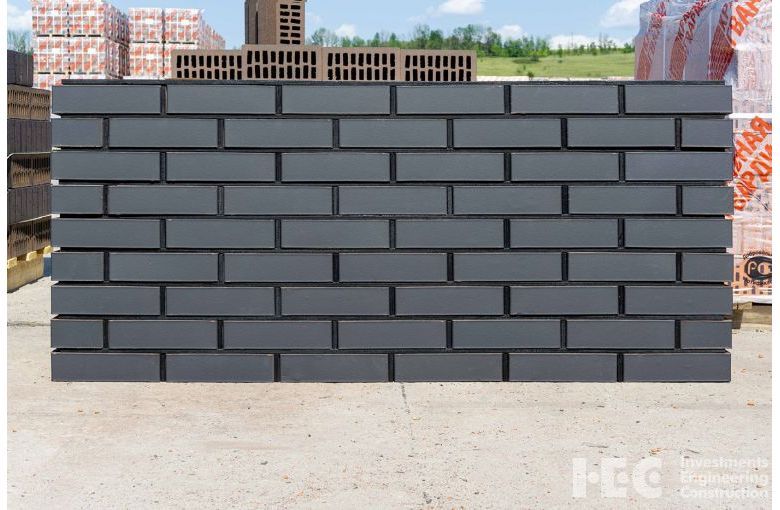 Облицовочный кирпич Black Premium Matte