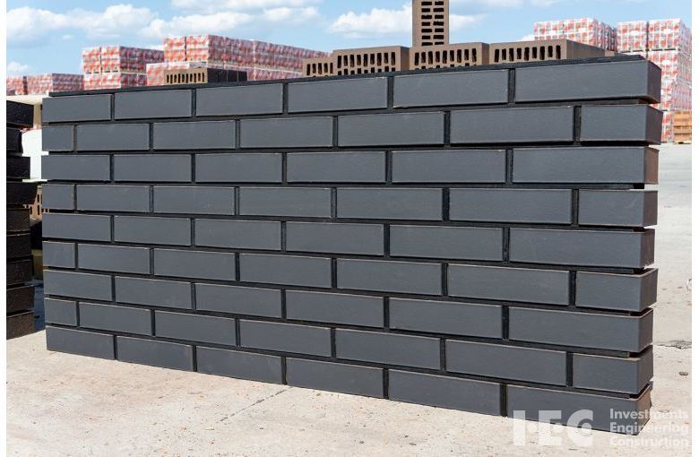 Облицовочный кирпич Black Premium Matte