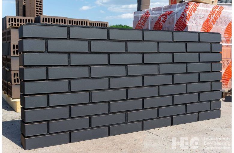 Облицовочный кирпич Black Premium Matte
