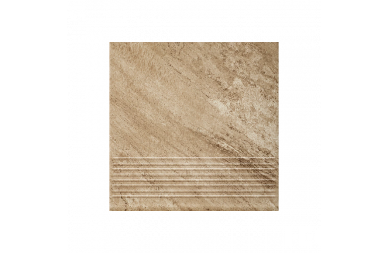 Клинкерная ступень с насечками Paradyz Mattone Pietra Beige
