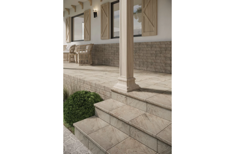Клинкерная ступень с капиносом Paradyz Mattone Pietra Ochra