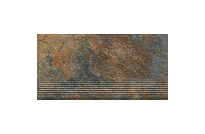 Клинкерная ступень с насечками Paradyz Ardis Rust 300х600