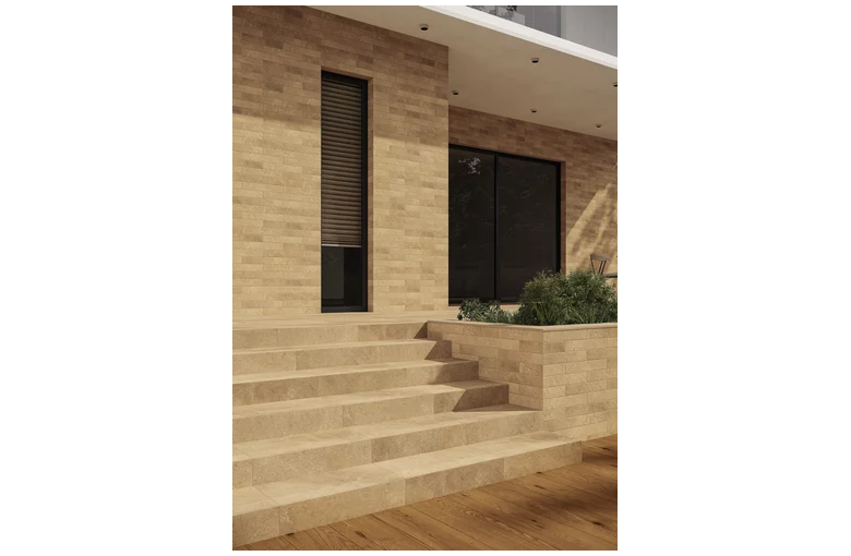 Клинкерная ступень с насечками Paradyz Eremite Beige 300х600