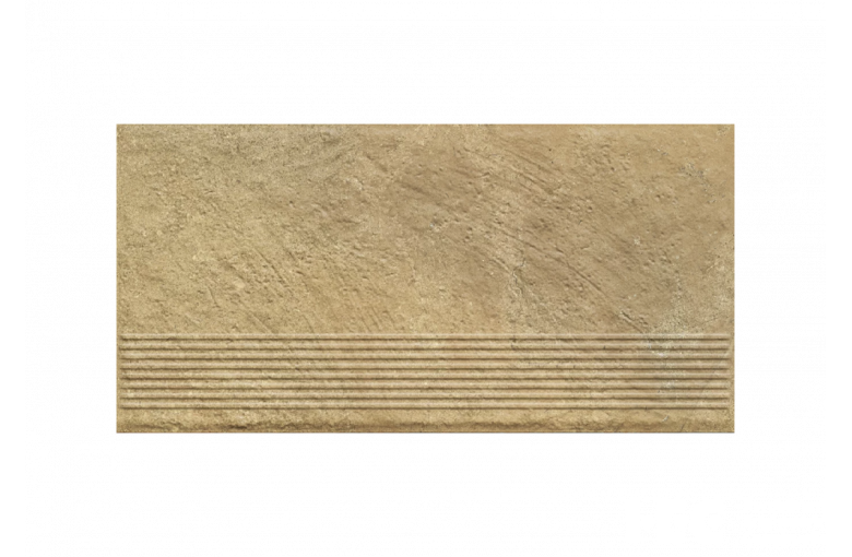 Клинкерная ступень с насечками Paradyz Eremite Beige 300х600