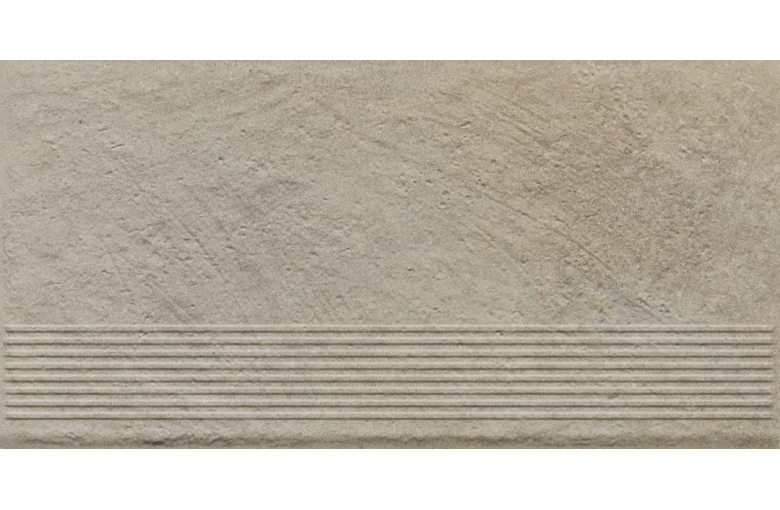 Клинкерная ступень с насечками Paradyz Eremite Crema 300х600