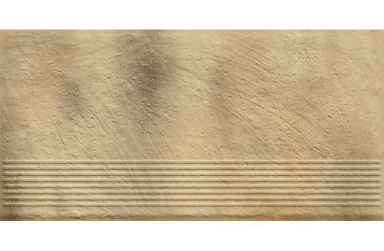 Клинкерная ступень с насечками Paradyz Eremite Sand 300х600