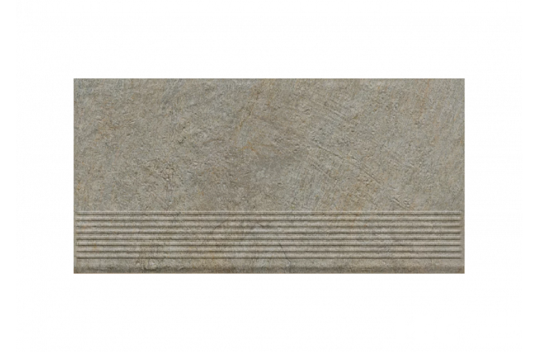 Клинкерная ступень с насечками Paradyz Eremite Taupe 300х600