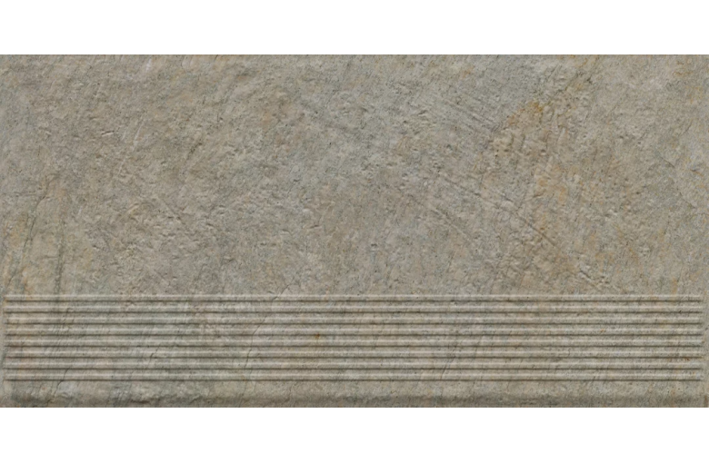 Клинкерная ступень с насечками Paradyz Eremite Taupe 300х600