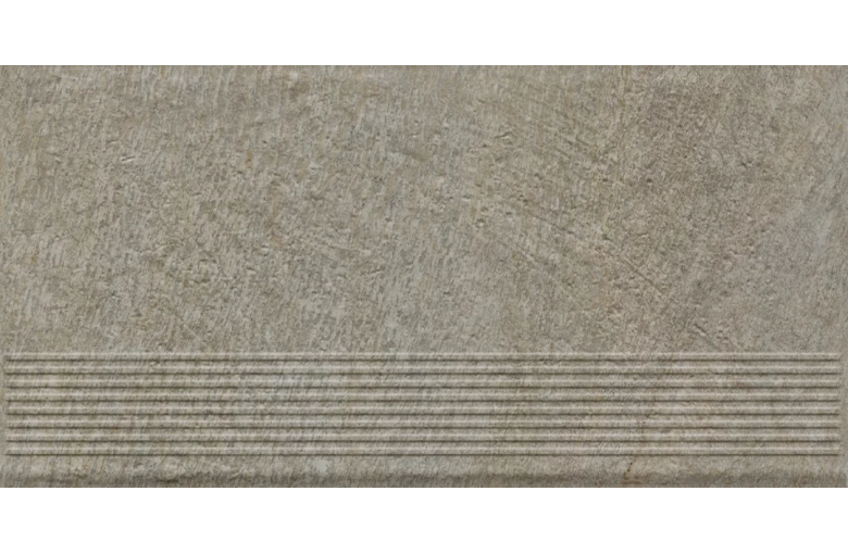 Клинкерная ступень с насечками Paradyz Eremite Taupe 300х600