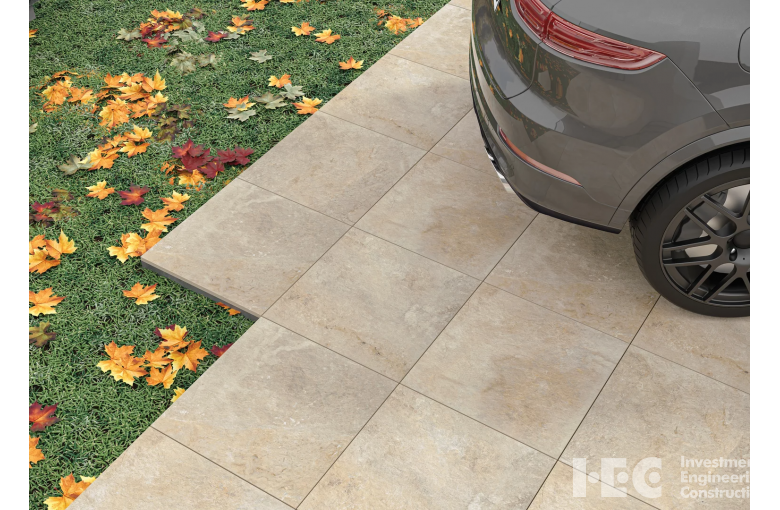 Террасная плита Paradyz Burlington Ivory 595х1195