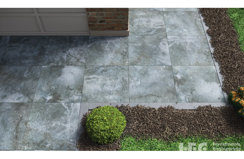 Террасная плита Paradyz Burlington Blue 595х1195