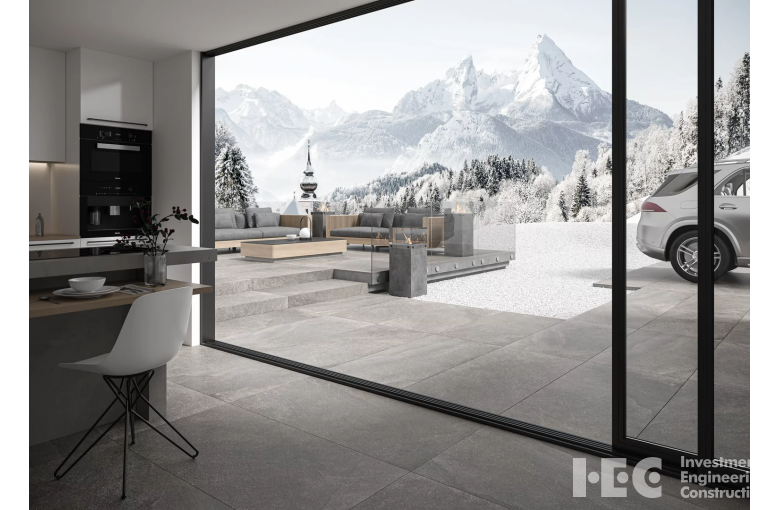 Террасная плита Paradyz Natural Rocks Bazalt 595х595 