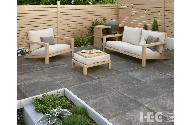 Террасная плита Paradyz Path Antracite 595х595 
