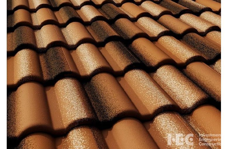 Минеральная черепица Braas Адриа коричневая