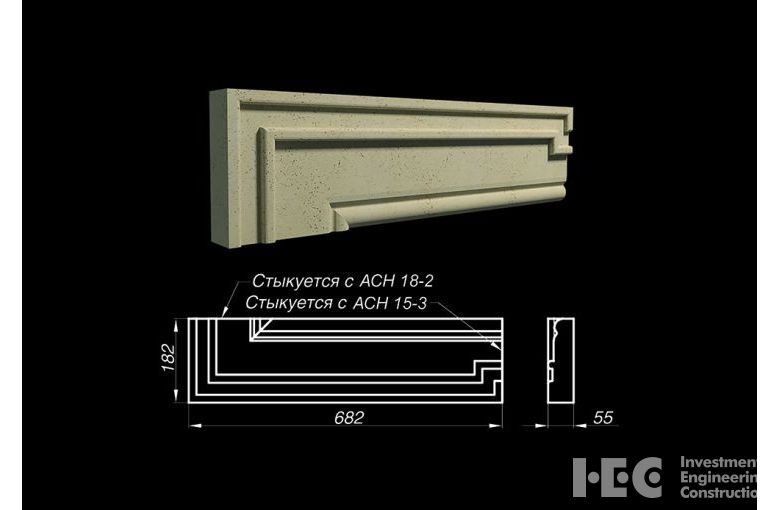 Наличник ACН 18-2-ПП