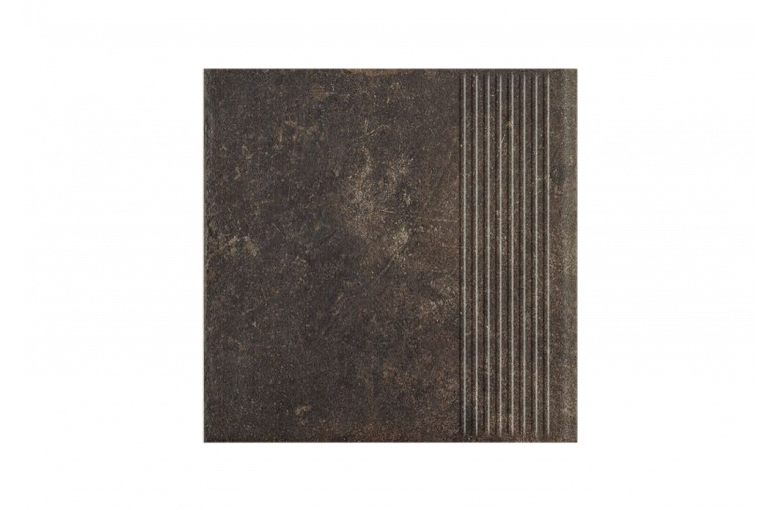 Клинкерная ступень с насечками Paradyz Scandiano Brown