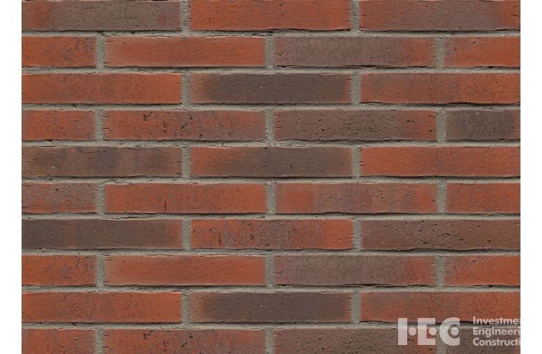 Ригельная клинкерная плитка Feldhaus Klinker R743 LDF vascu carmesi flores