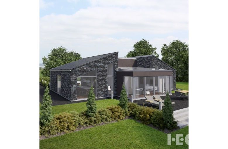 Клинкерный кирпич Feldhaus Klinker K518 geo platinum liso