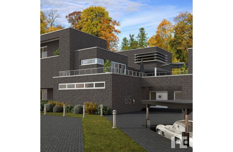 Клинкерный кирпич Feldhaus Klinker K508 geo ferrum