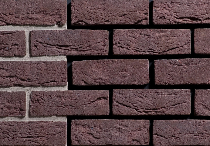 Кирпич ручной формовки Engels handform Aubergine