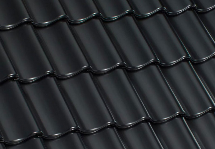 Керамическая черепица Laumans Ideal Variabel №40 schwarz-satiniert