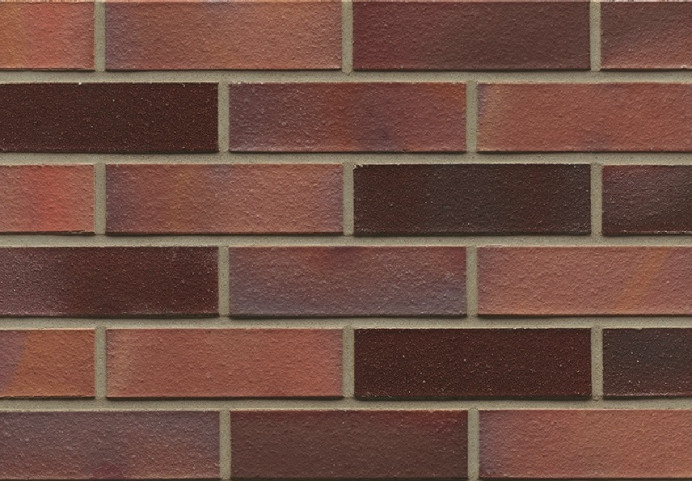 Клинкерный кирпич Muhr L04EG Rotbraun-bunt Edelglanz