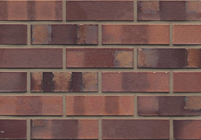 Клинкерный кирпич Muhr L04S Rotbraun-bunt Spezial