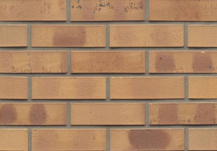 Клинкерный кирпич Muhr L06K Hellbraun-bunt Kohle