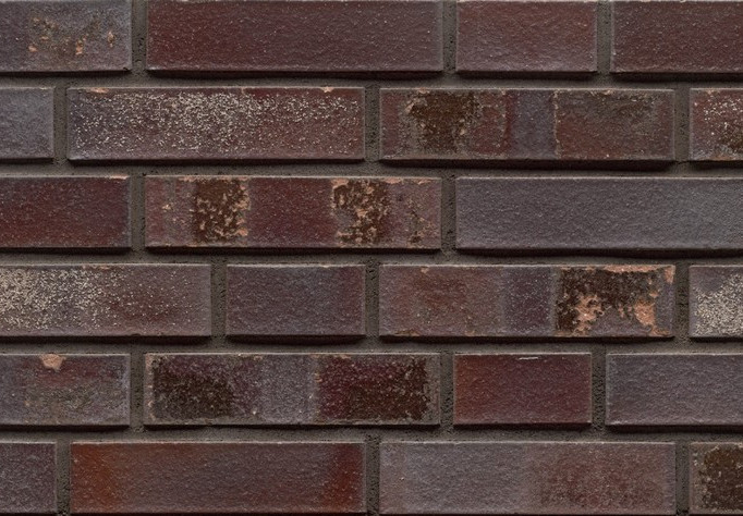 Клинкерный кирпич Muhr L10S Violettblau geflammt Spezial