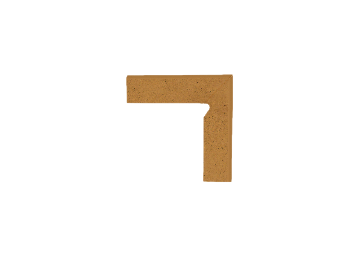 Клинкерный плинтус правый Paradyz Aquarius Brown