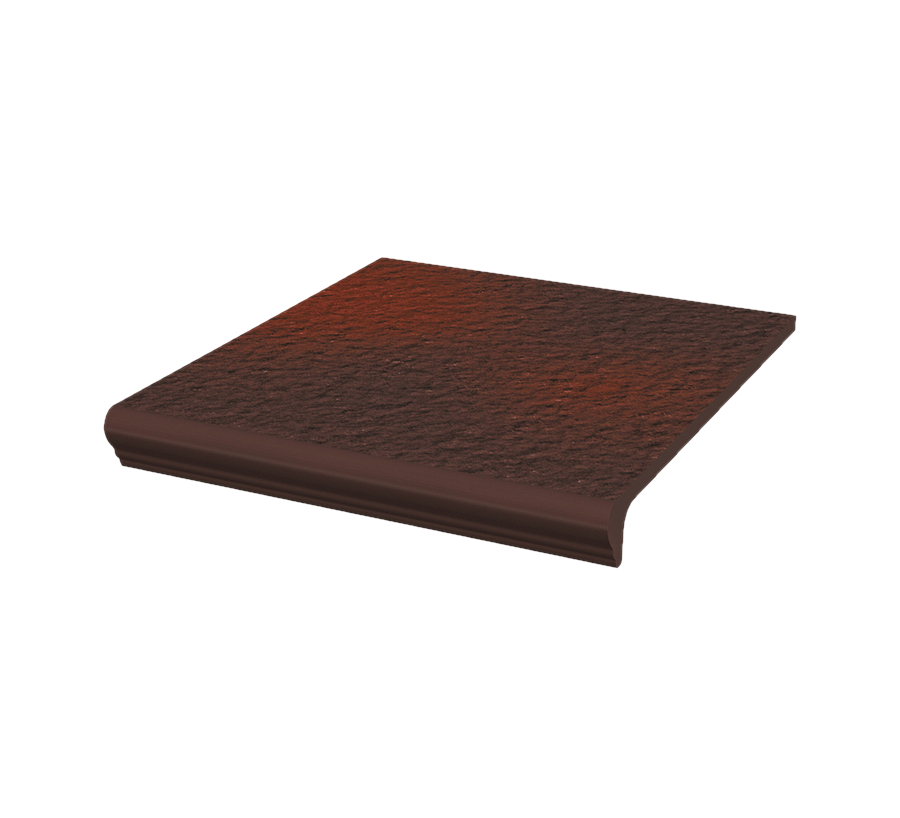 Клинкерная ступень с капиносом Paradyz Cloud Brown Duro