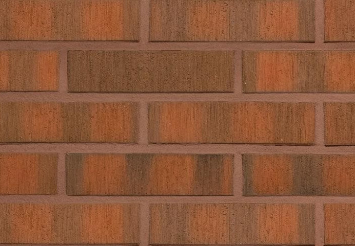 Облицовочный кирпич Wienerberger Terca Red Flame F2F Шероховатый