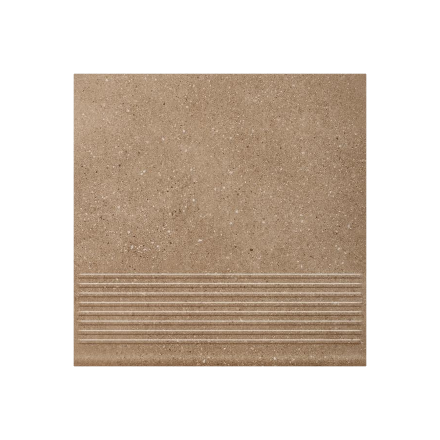 Клинкерная ступень с насечками Paradyz Mattone Sabbia Brown