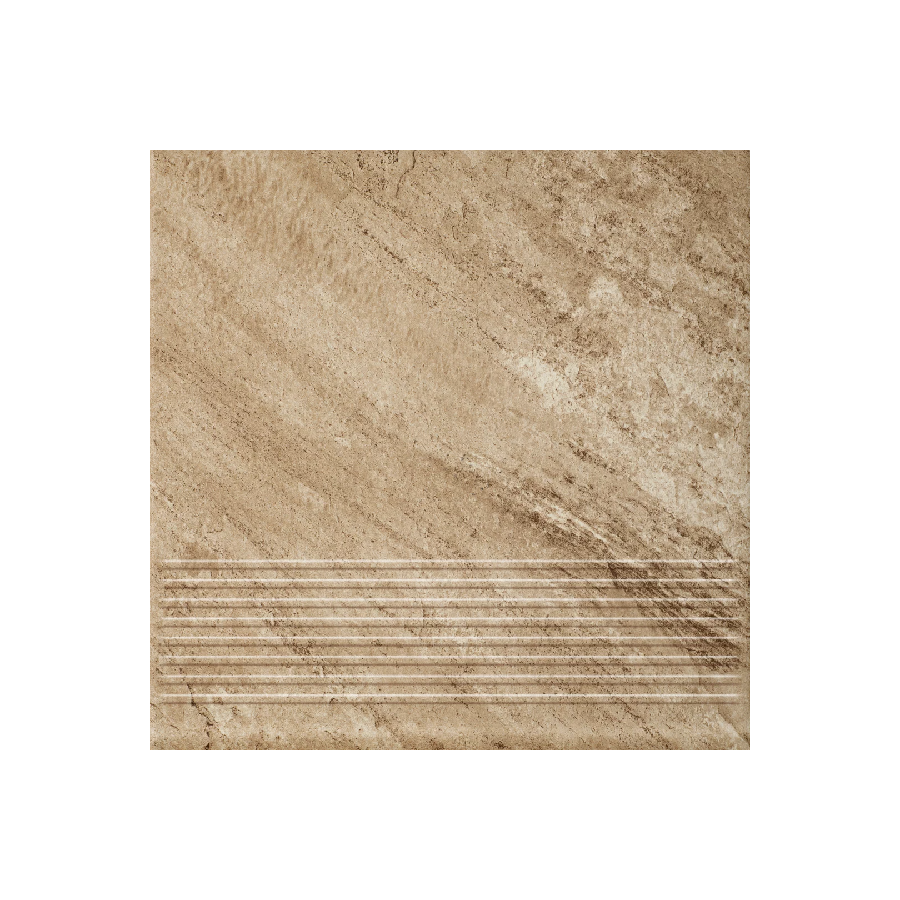 Клинкерная ступень с насечками Paradyz Mattone Pietra Beige