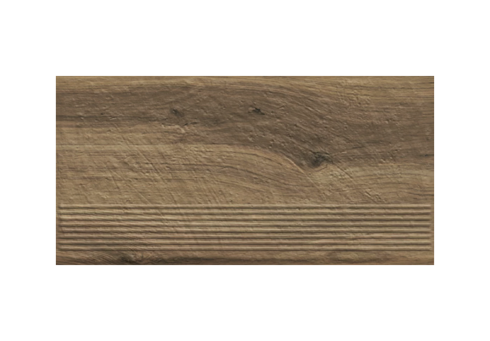 Клинкерная ступень с насечками Paradyz Carrizo Wood 300х600