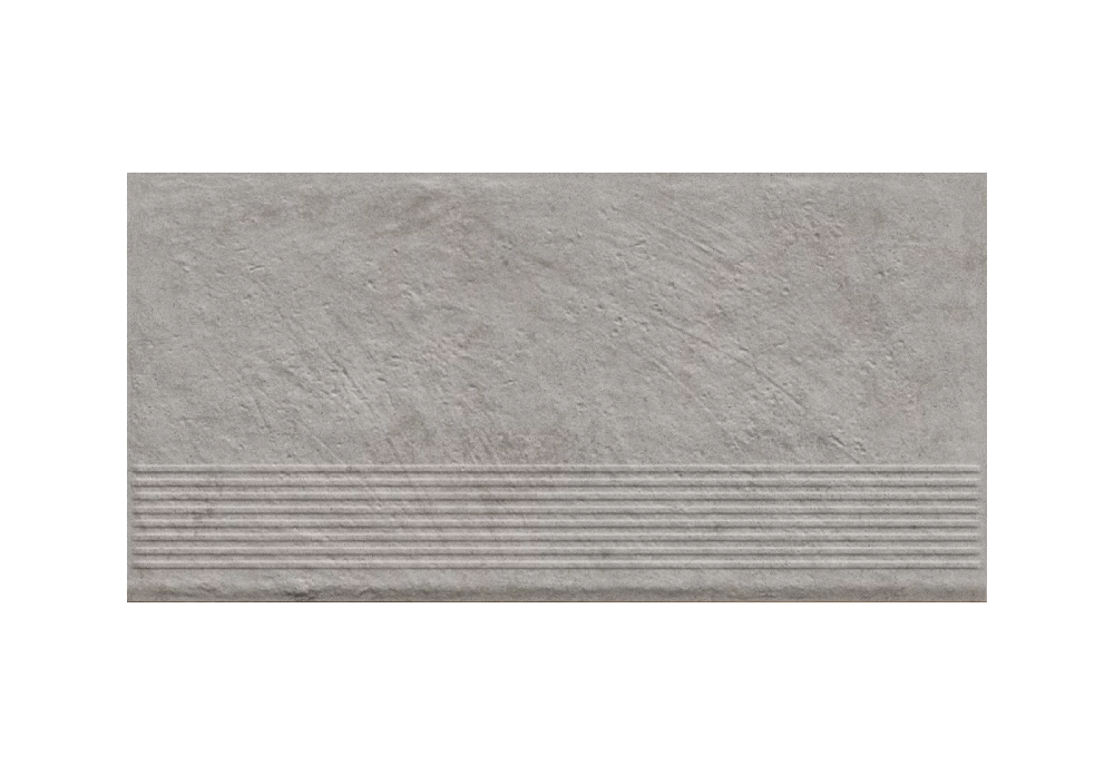 Клинкерная ступень с насечками Paradyz Carrizo Grey 300х600